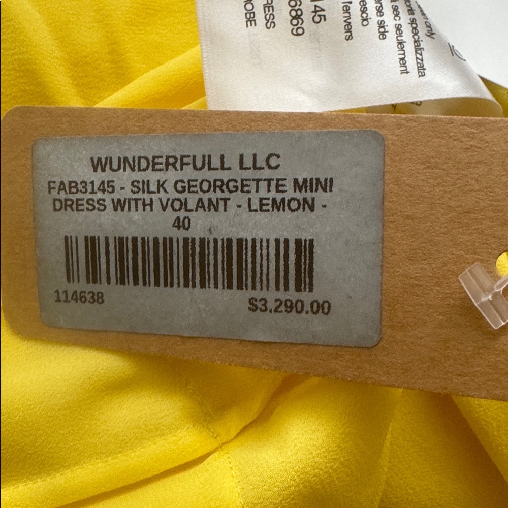 ๐ ALESSANDRA RICH Strapless Ruffled Asymmetric Dress ๐ NWT - Picture 15 of 15